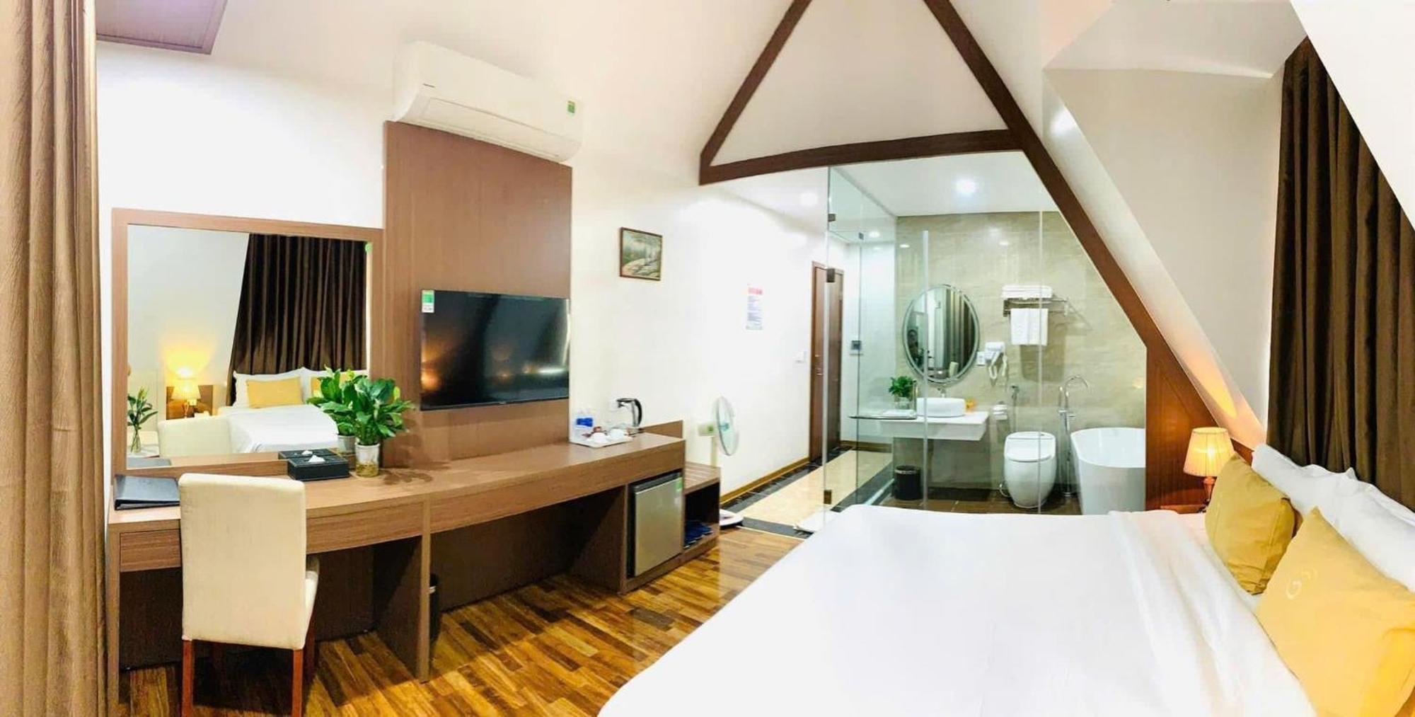 Green Hadong Hotel Ha Dong Exteriör bild